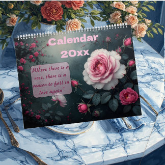 Förtrollad Rosenträdgård Blommar Året Runt Natur Kalender