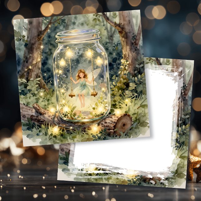 Förtrollad Sagotema Flicka Födelsedag Kort (Skapare uppladdad)