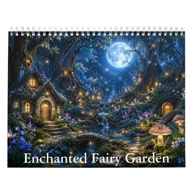 Förtrollad Sagoträdgård Kalender  (Omslag)