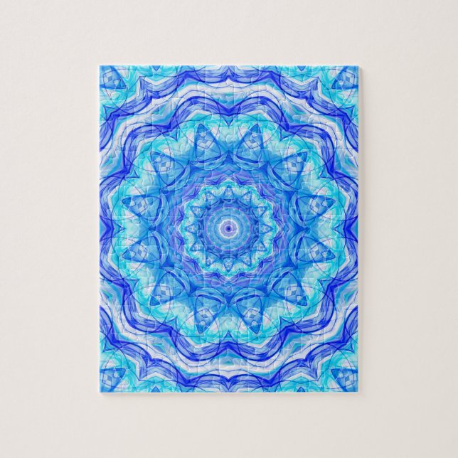 Förtrollad SeaStar Mandala för 121 Pussel (Vertikal)