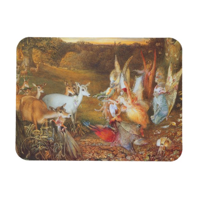 Förtrollad skog av konstnären John Anster Fitzgera Magnet (Horisontell)