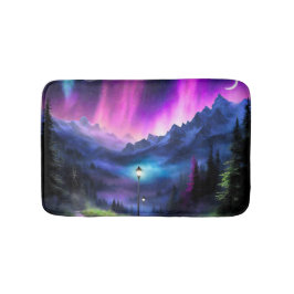 Förtrollad skog badrumsmatta