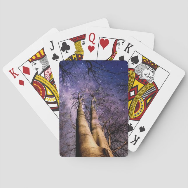 Förtrollad skog casinokort (Baksidan)