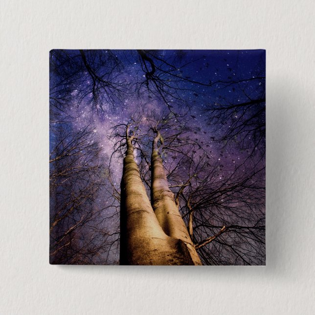 Förtrollad skog knapp (Framsida)