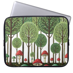 Förtrollad skog laptop fodral