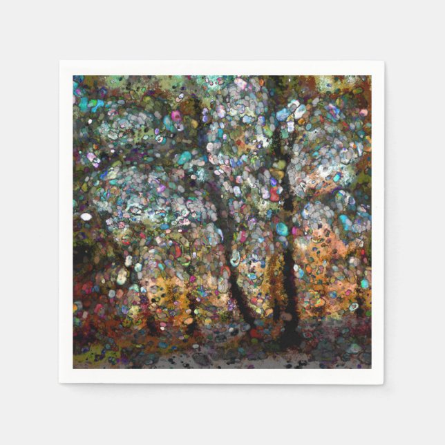 Förtrollad skog pappersservett (Framsidan)