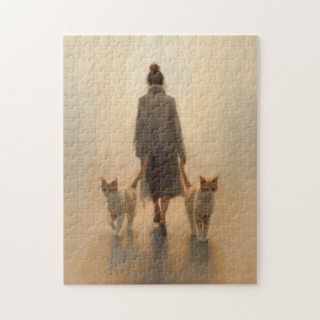 Förtrollad skog Puzzle Pussel (Vertikal)