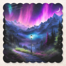 Förtrollad skog underlägg papper