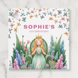 Förtrollad skogprinsessan Birthday Gåvor Etiketter