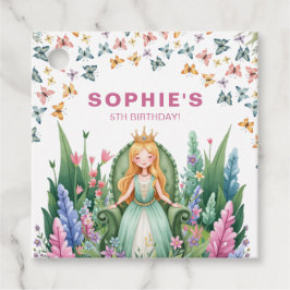 Förtrollad skogprinsessan Birthday Gåvor Etiketter