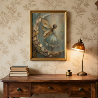 Förtrollad Skogsblad Sagoväsen Fantasy Konst Poster