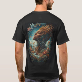 Förtrollad Skogsdrottning Surreal Fantasi Konst T Shirt
