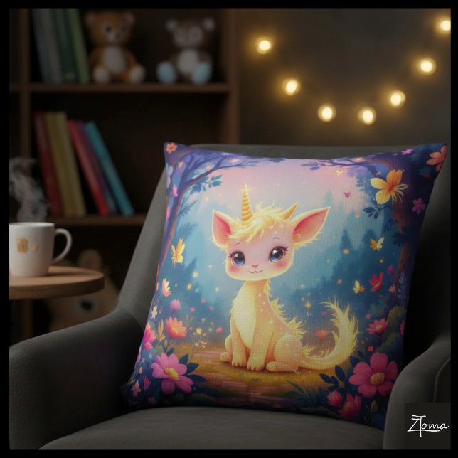 Förtrollad skogskoncentration Pillow Kudde (Skapare uppladdad)