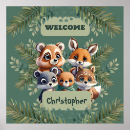 Förtrollad Skogsvärld Poster