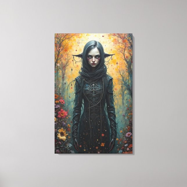 Förtrollad skogvaktare canvastryck (Framsida)