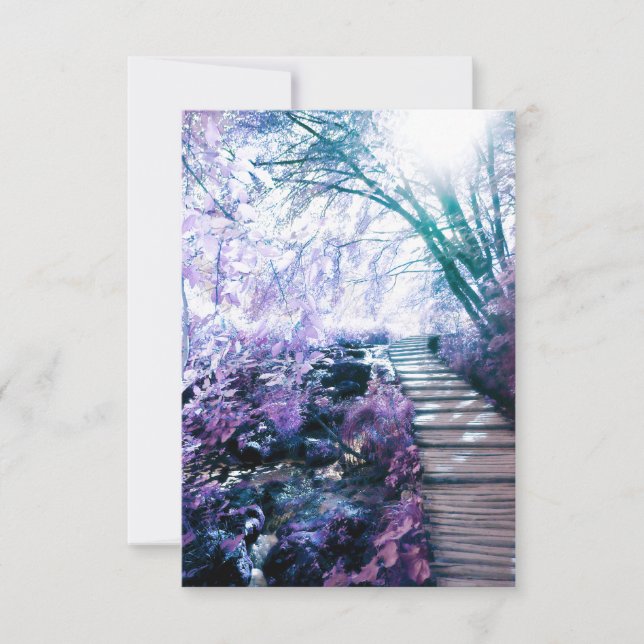 förtrollad stig inbjudningar (Framsida)