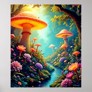 Förtrollad svampskog - Dream Poster