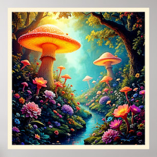Förtrollad svampskog - Dream Poster