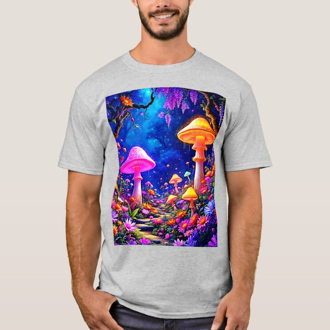 Förtrollad svampskog t shirt (Framsida)