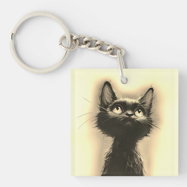 Förtrollad svart katt guld (Framsidan)