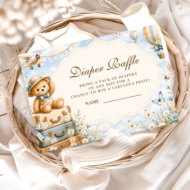 Förtrollad Teddybjörn Resediaper Raffel Tilläggskort (Skapare uppladdad)