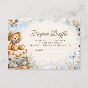 Förtrollad Teddybjörn Resediaper Raffel Tilläggskort