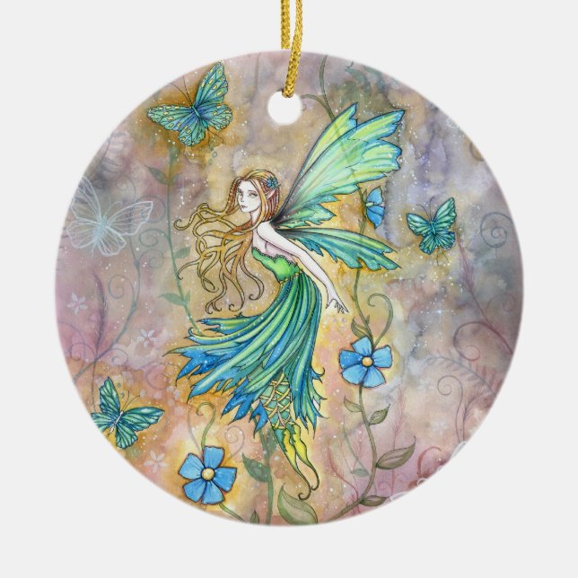 Förtrollad Trädgård Fairy Ornament av Molly Harris (Framsidan)