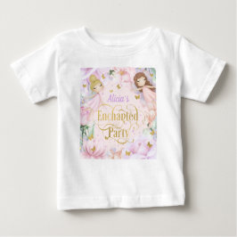 Förtrollad trädgårdsaffär 1:a födelsedag baby T-Sh T Shirt