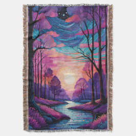 Förtrollad Twilight-skog Filt