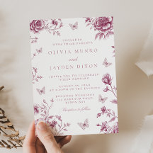 Förtrollad Vintage Blush Dammros Blommig Bröllop