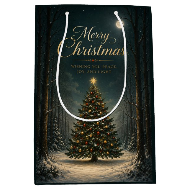 Förtrollad vinter skog jul (Framsidan)