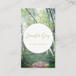 Förtrollade björkskogenvisitkortar visitkort