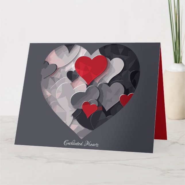 Förtrollade hjärtan kort (Framsida)