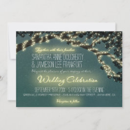 Förtrollade inbjudningar till Träd Gren Rustic Wed