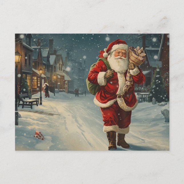 Förtrollade julkort helg vykort (Framsida)