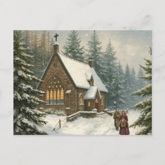 Förtrollade julkort helg vykort