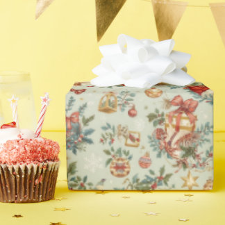 Förtrollade julkort presentpapper