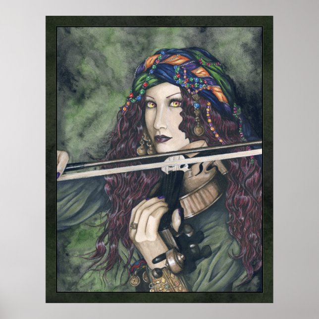 Förtrollade melodies: Violin poster (Framsidan)