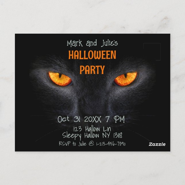 Förtrollade Ögon och midnattvidisprar Vykort (Baksida)