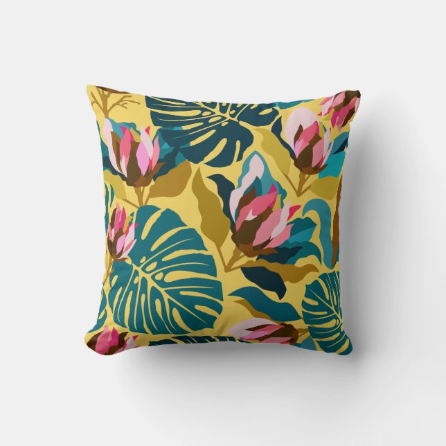 Förtrollade Rosarkader Kudde (Framsida)