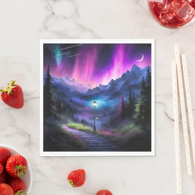 Förtrollade skogen pappersservett (Insitu)