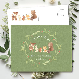 Förtrollade Skogen Tack Vykort