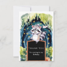 Förtrollade Skogens Tvättbjörn Födelsedag