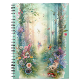 Förtrollade Skogsälvor - Whimsical Woodland Anteckningsbok