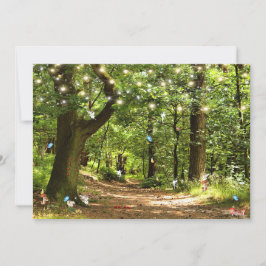 Förtrollade Skogsväsen Fjärilar Nyckelpigor  Inbjudningar