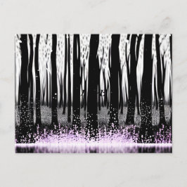 Förtrollade skuggor och dancing Petals Vykort