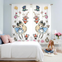 Förtrollande Alice Wonderland Inspirerad Skissdesi