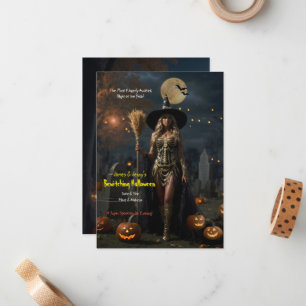 Förtrollande Halloween  Anteckningskort