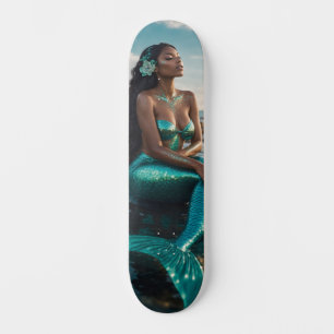 Förtrollande Havfröken Mini Skateboard Bräda 18,5 Cm