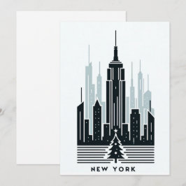 Förtrollande julkort från New York City
